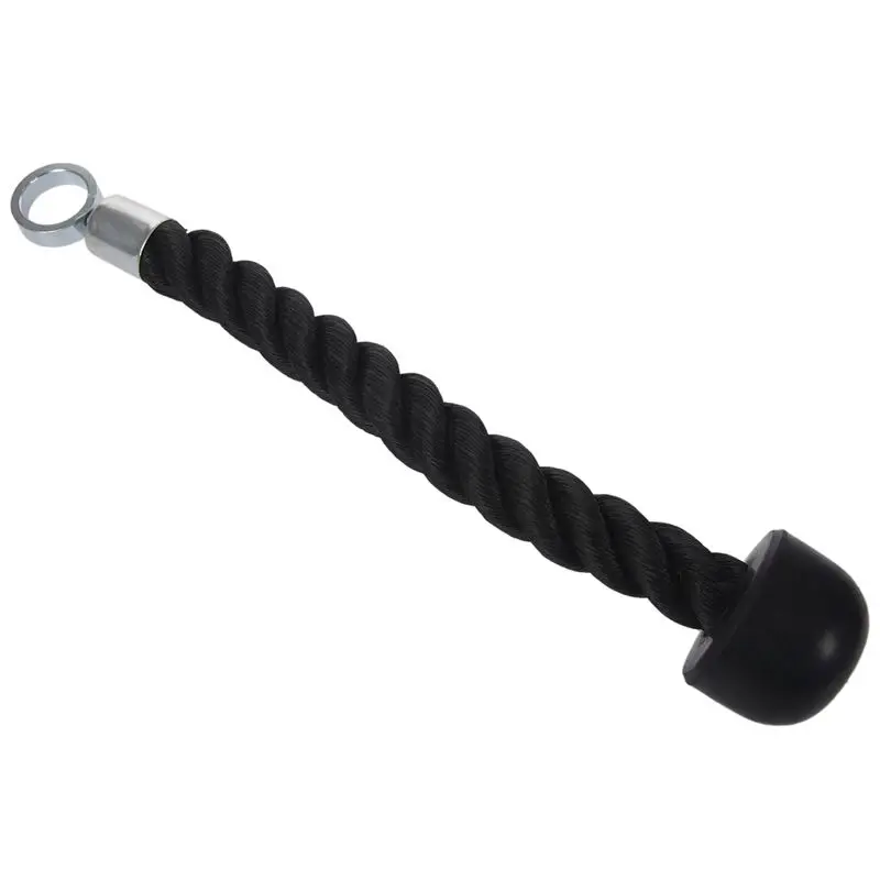 Single Grip Tricep Rope with Cable Machine Attachment