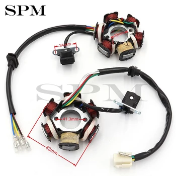 

1pcs 6 Coil Pole Magneto Flywheel Stator For 50cc 70cc 90cc 110cc 125cc PIT Quad Dirt Bike ATV Buggy