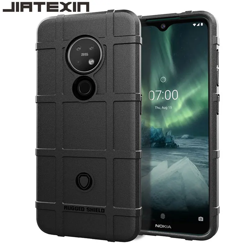 

JIATEXIN Shield Series For Nokia 7.2 Shockproof TPU Case For Nokia 6.2 Shell Armour Defend Cover Capa Fundas