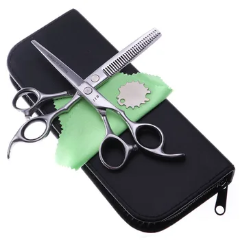 

6 Inch Professional Stainless Steel Hair Scissors Salon Cutting and Thinning Hairdressing Shears Blade Practical Styling Tools