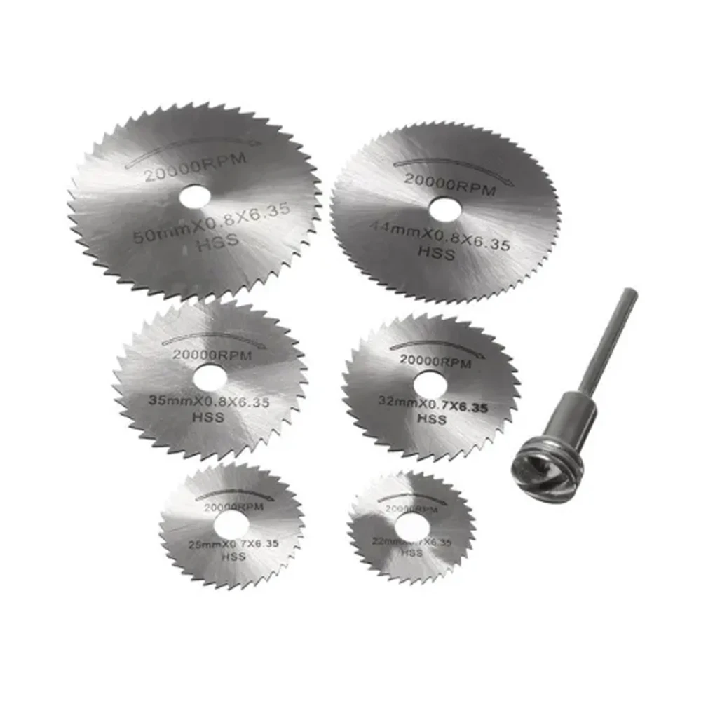 

Hot sale type 6 HSS circular saw blade rotating tool for small metal cutting machine power tool set wood cutting 6 piece set