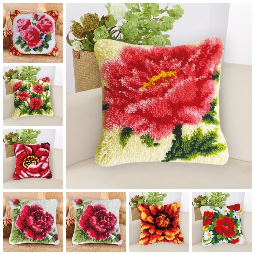 Do It Yourself Latch Hook Flower Kits Embroidery Knooppakket Latch Hook