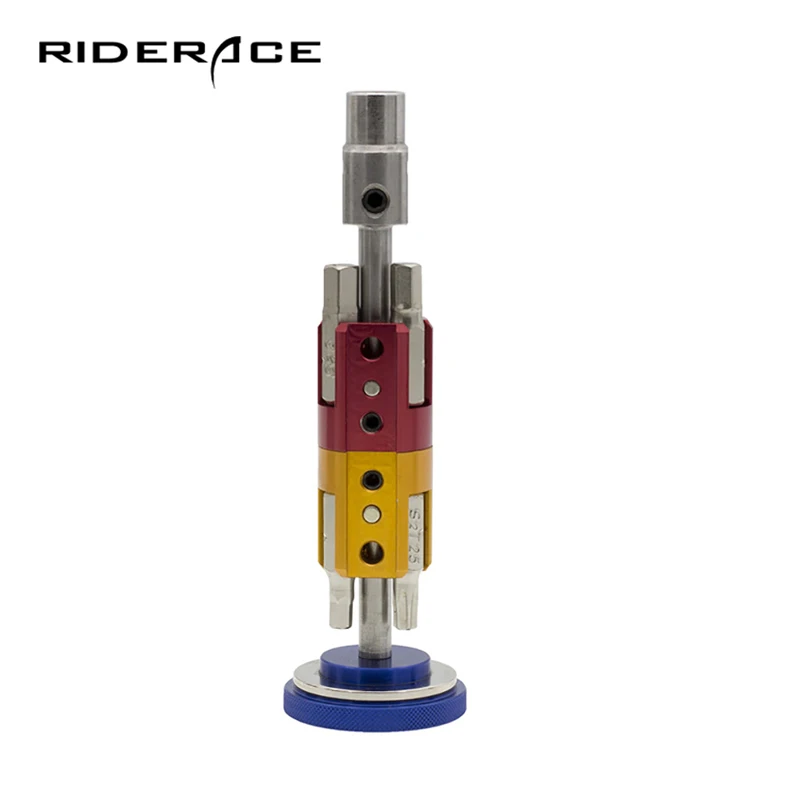 

Bicycle Invisible Repair Kit Aluminum Alloy Multi-Purpose Portable Set Screwdriver Hex Wrench Group Mountain Bike Tools RR7433