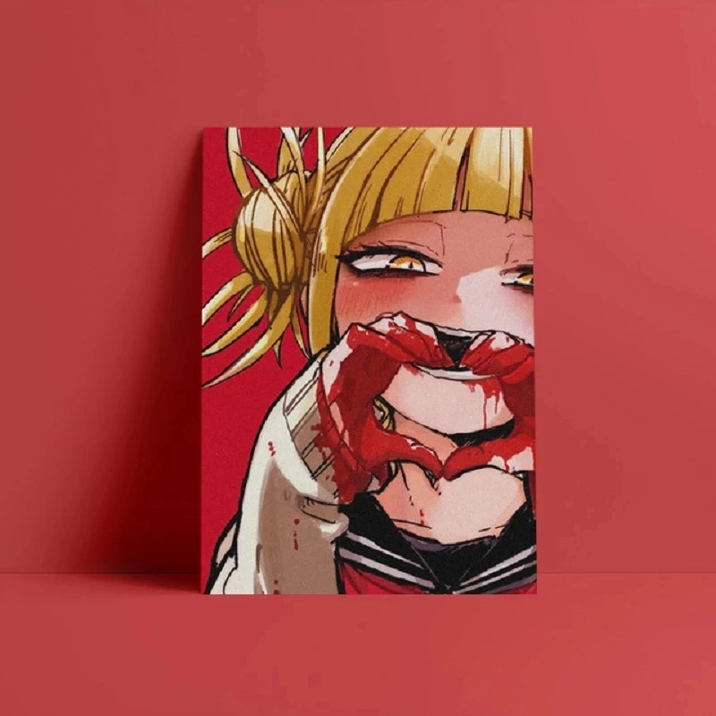 Himiko Toga Boku No Hero Academia Anime Wall Art Canvas Poster Prints Picture Painting Nordic Modern Living Room Home Decor | Дом и сад