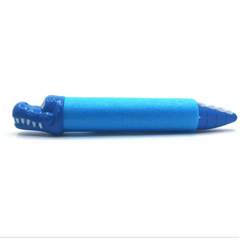 Blue Crocodile Водяной пистолет с рисунком акулы, 30 футов, водяной пистолет с большим диапазоном, бассейн, пляж, песок, водная Боевая игрушка для детей 3 лет и выше - Цвет: Blue Crocodile