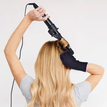 

3 in 1 Curl Barrel Curling Kit Diamond Ceramic Interchangeable Curling Iron Beachy Waves Wand Pouch Heat Resistant Glove