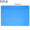 Heat Insulation Repair Pad Heat Resistant Silicon Work Pad Desk BGA Hot Air Gun Station ESD Soldering Insulator Maintenance Pad 6