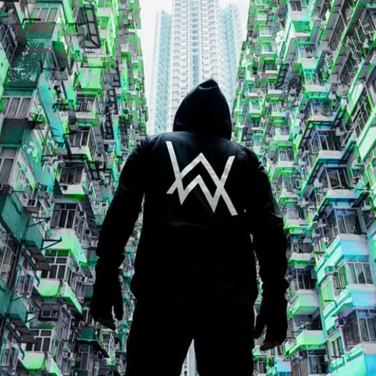 Alan Walker выцветший Стиль Знаменитостей электронная музыка для мужчин и женщин-пуловер с капюшоном для пары с капюшоном Мода