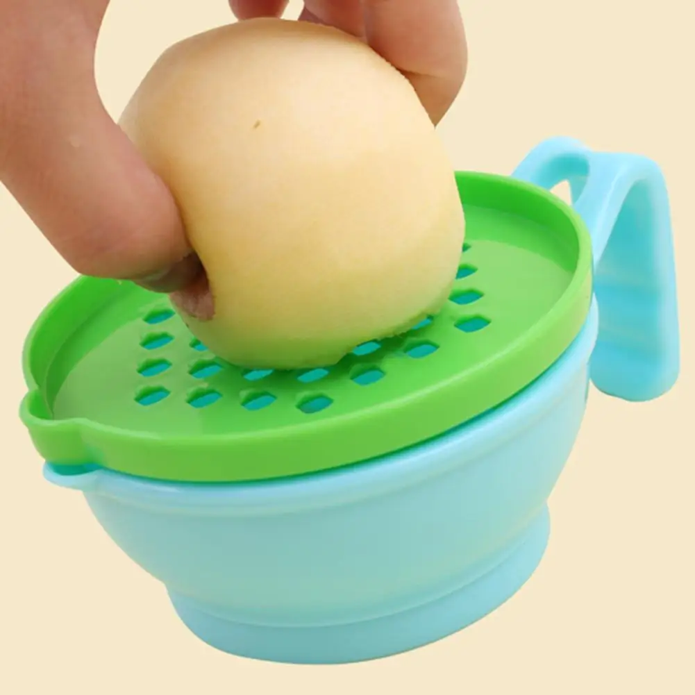 

9 Pcs/Set Manual Newborn Baby Fruit Food Grinder Mills Grinder Grinding Bowl Masher Feeding Tools Juicer Grinding Tool NEw