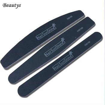 

1/4Pcs/Set Professional Nail File 100/180 Sandpaper Nail Sanding Blocks Grinding Polishing Manicure Care Tools