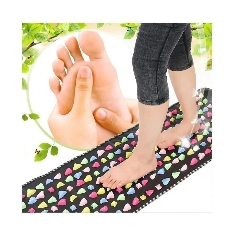 

Simulation Cobblestone Foot Massage Mat Home Comfortable Foot Massage Cushion Gravel Road Massage Mat 35/70/120/140/175cm*35cm