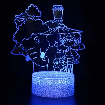 

3d illusion lamp Smart 7 Colors changing Night Light Table Lamp (love) christmas light led children lighting (READY STOCK)
