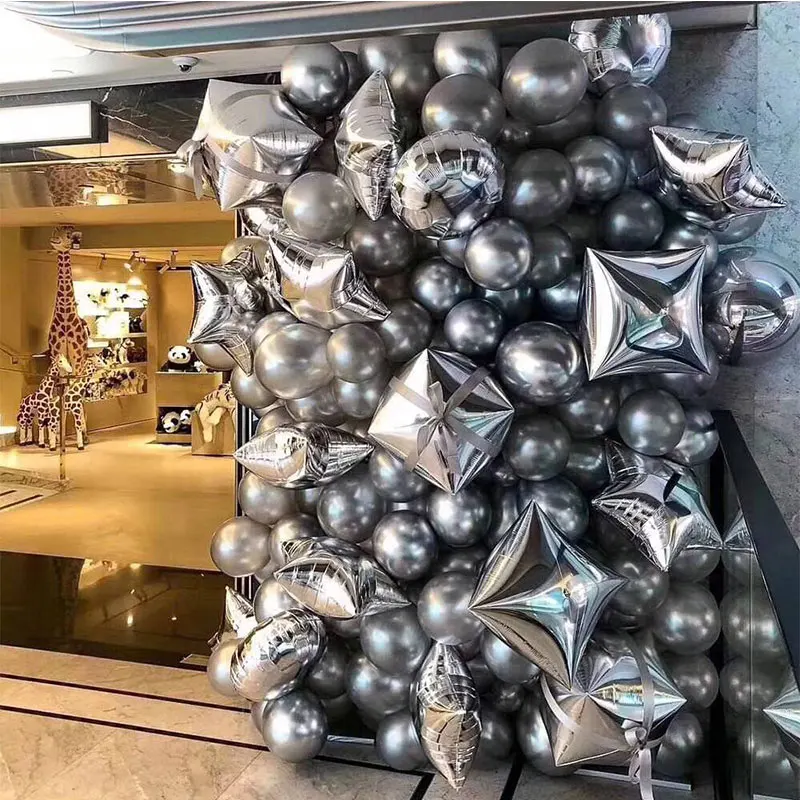 Новые 24 дюйма 3D Алмазные кубические фольгированные шары Birtday вечерние гелиевые фольгированные квадратные воздушные шары Свадебный декор для вечерние