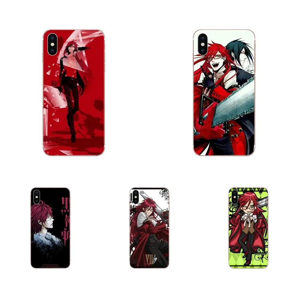 Kuroshitsuji Black Butler Грелль Сатклифф для LG G2 G3 G4 G5 G6 G7 K4 K7 K8 K10 K12 K40 мини стилус ThinQ 2016 2017 2018 |