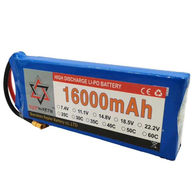 RC Lipo высокомощный аккумулятор 3S 11,1 V 16000mAh 25C для вертолета Дрон самолет автомобиль игрушка RC Li-Po аккумулятор высокой мощности