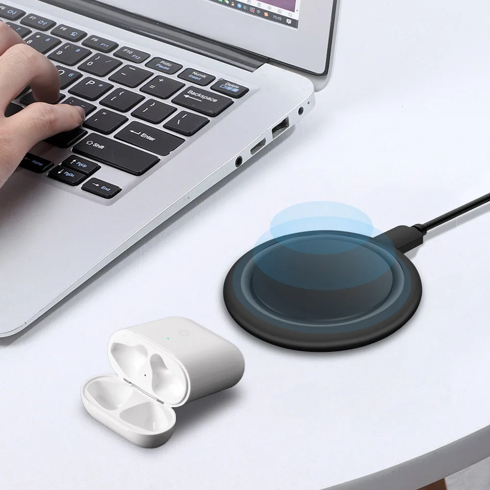 FDGAO bluetooth-гарнитура зарядная док-станция для samsung Galaxy Buds apple AirPods 2 airpods pro Наушники Qi Беспроводное зарядное устройство