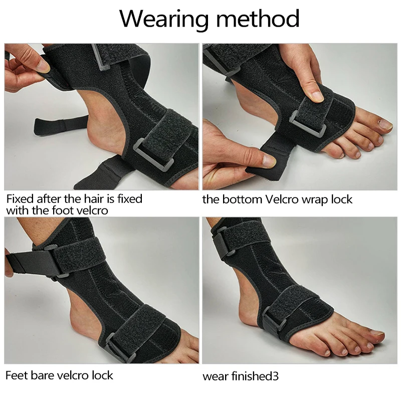 

A pair Plantar Fasciitis Dorsal NightDay Splint Foot Orthosis Stabilizer Adjustable Drop Foot Orthotic Brace Support Pain Relief