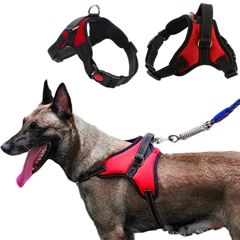 

Adjustable No Pull Dog Harness Vest For Big Dog Harness Large Dog Leash Pet Supplies Vest Pet Collar Chest Strap Accessories