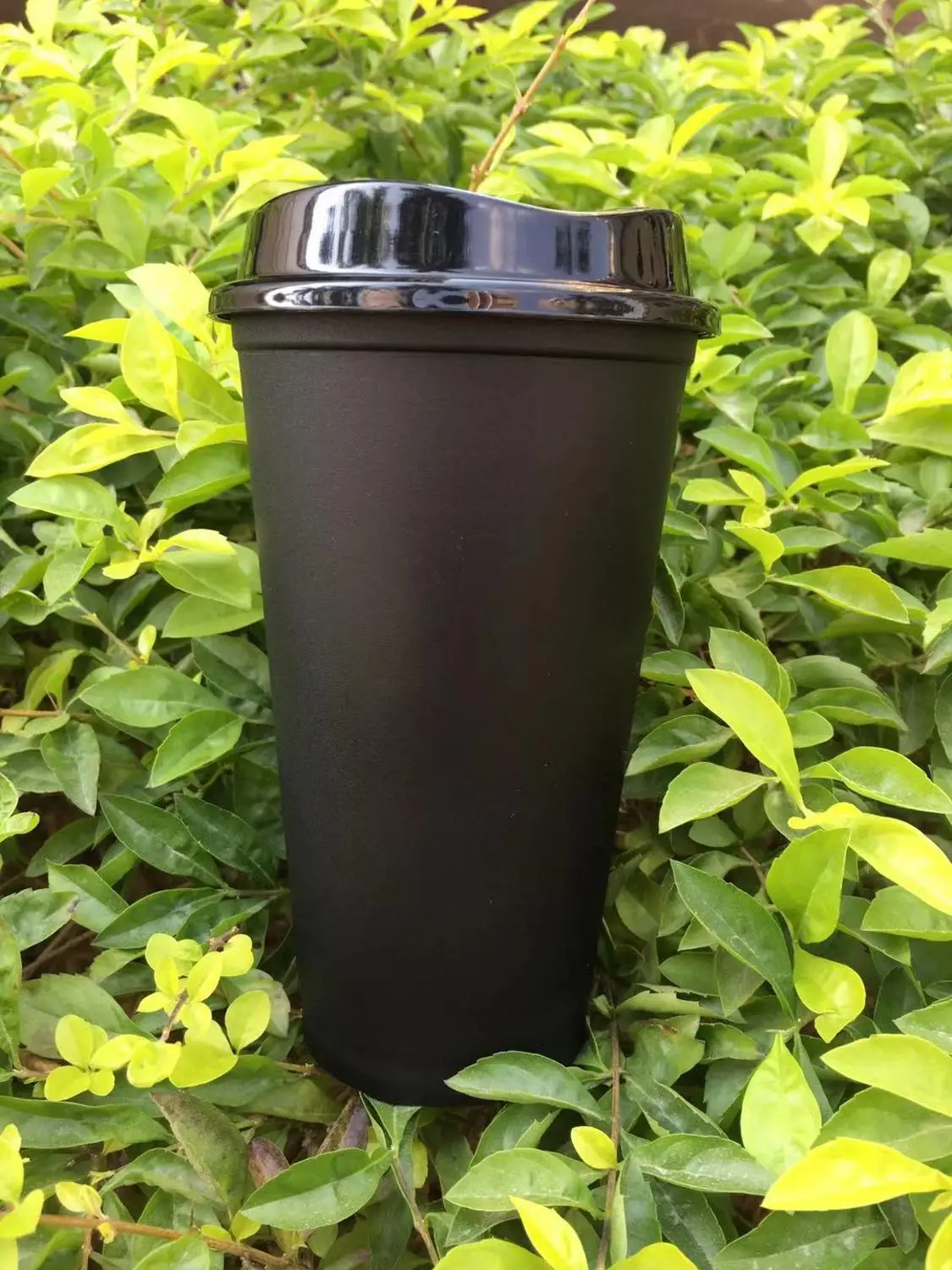 bpa free 473ml 16oz food grade starbks matte finish reusable plastic coffee to go mug with lid no printing | Дом и сад