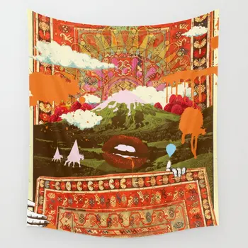 

Morning Psychedelia Tapestry Wall Hanging Beach Throw Rug Blanket Camping Tent Travel Sleeping Pad Tapestry