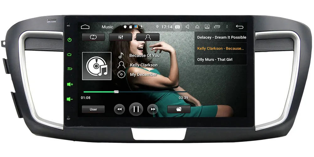 Klyde 10," ips 4G Android 9,0 Восьмиядерный 4 Гб ОЗУ 64 Гб ПЗУ DSP BT автомобильный DVD мультимедийный плеер радио для Honda Accord 9th