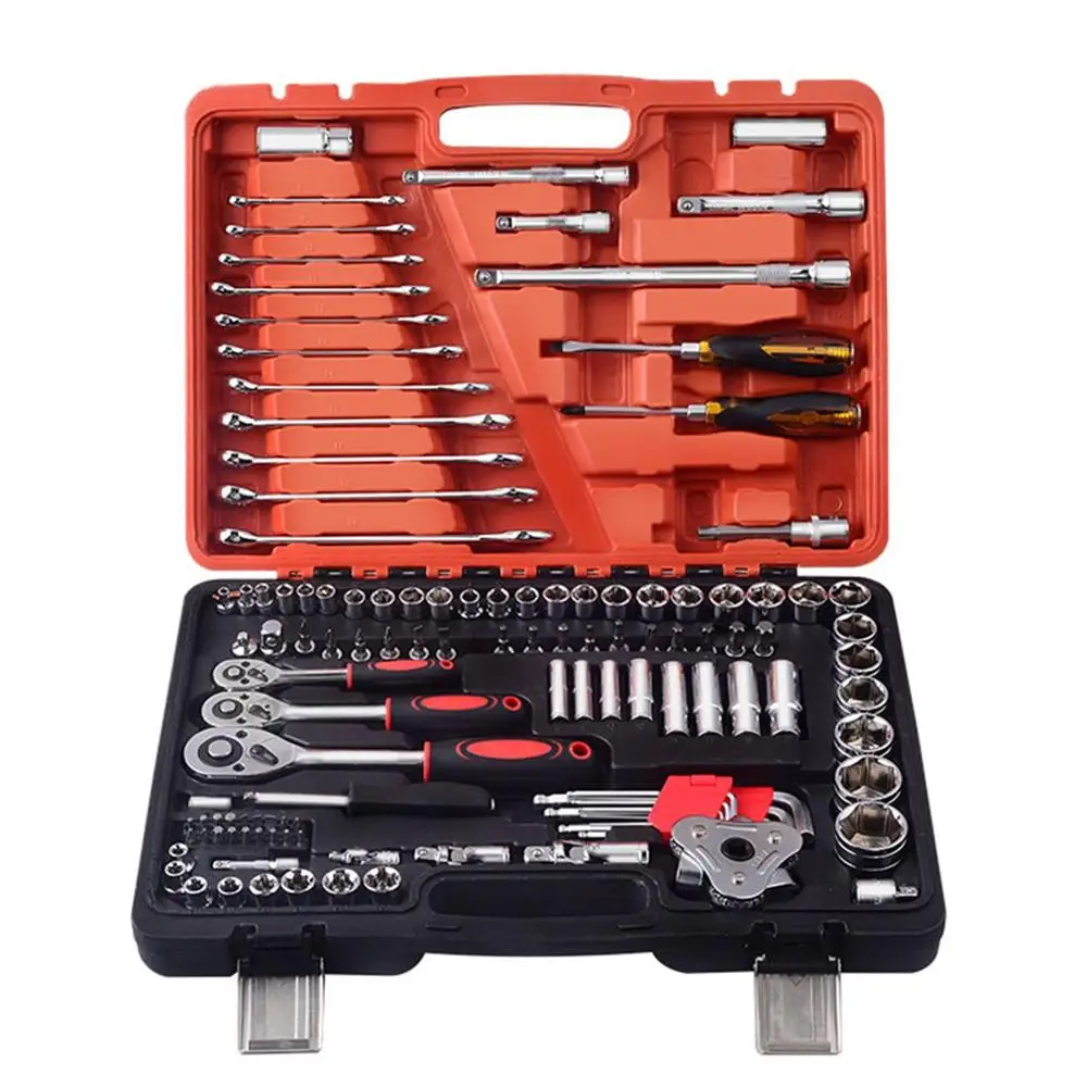 £34.41 121pcs Socket Set Universal Car Repair Tool Ratchet Set Torque
