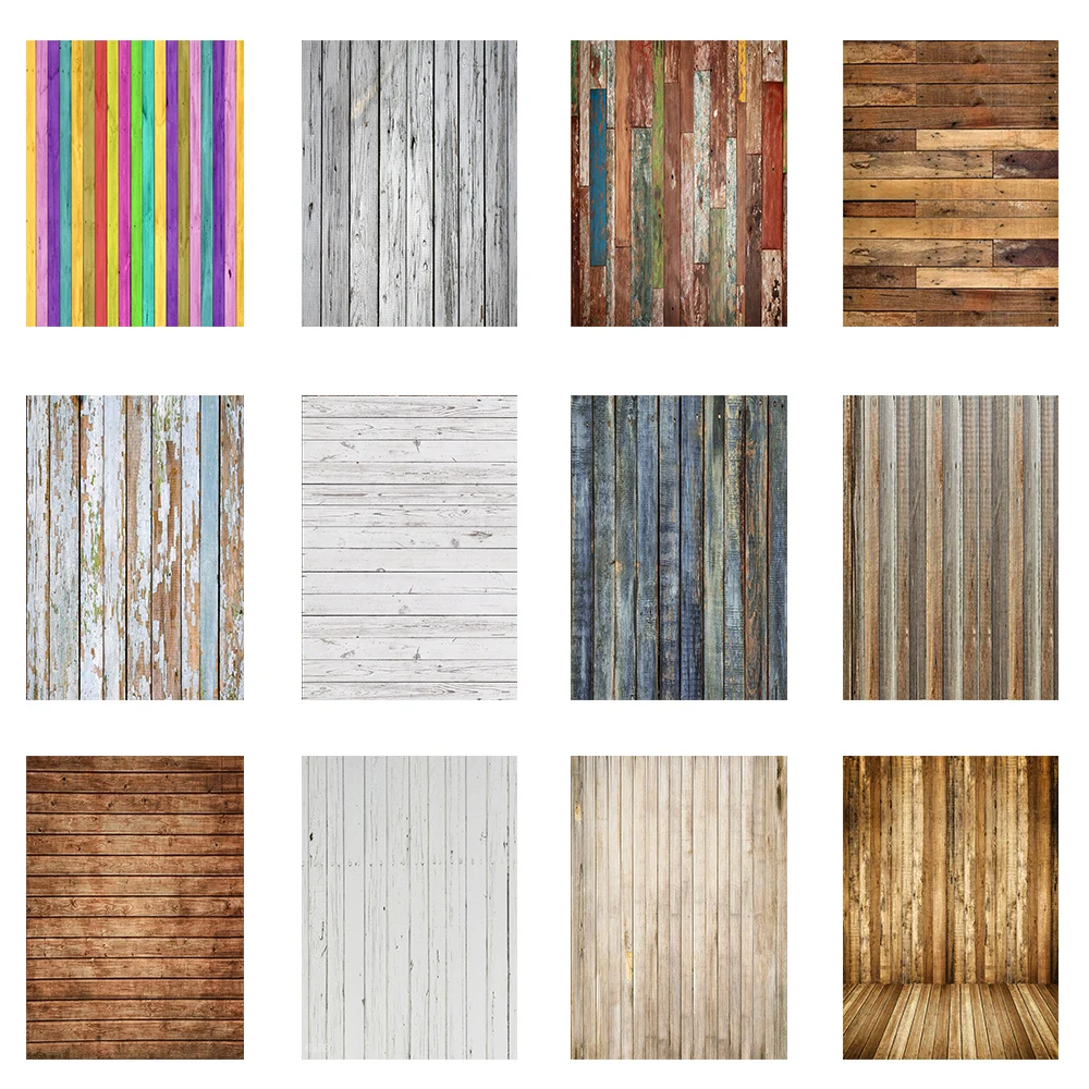 

WHISM 3*5 Feet Home Decor Oil Painting Plane Wood Series Theme Photography Background Cloth Retro Style Photo Cloth