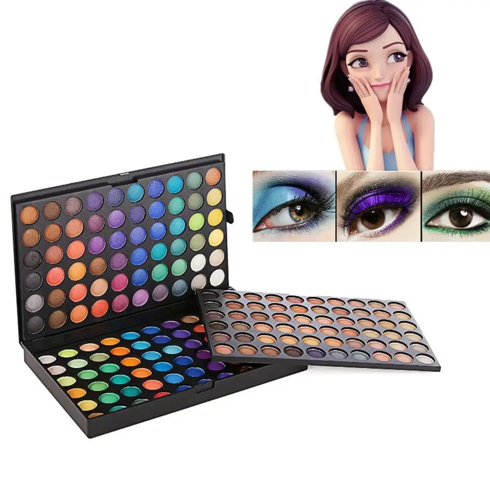 

Hot Sell 180 Color 3 Layer Eyeshadow Makeup Eyeshadow Palette Cosmetic Make Up Eye Shadow Palette Full Size Luminous Set Kit