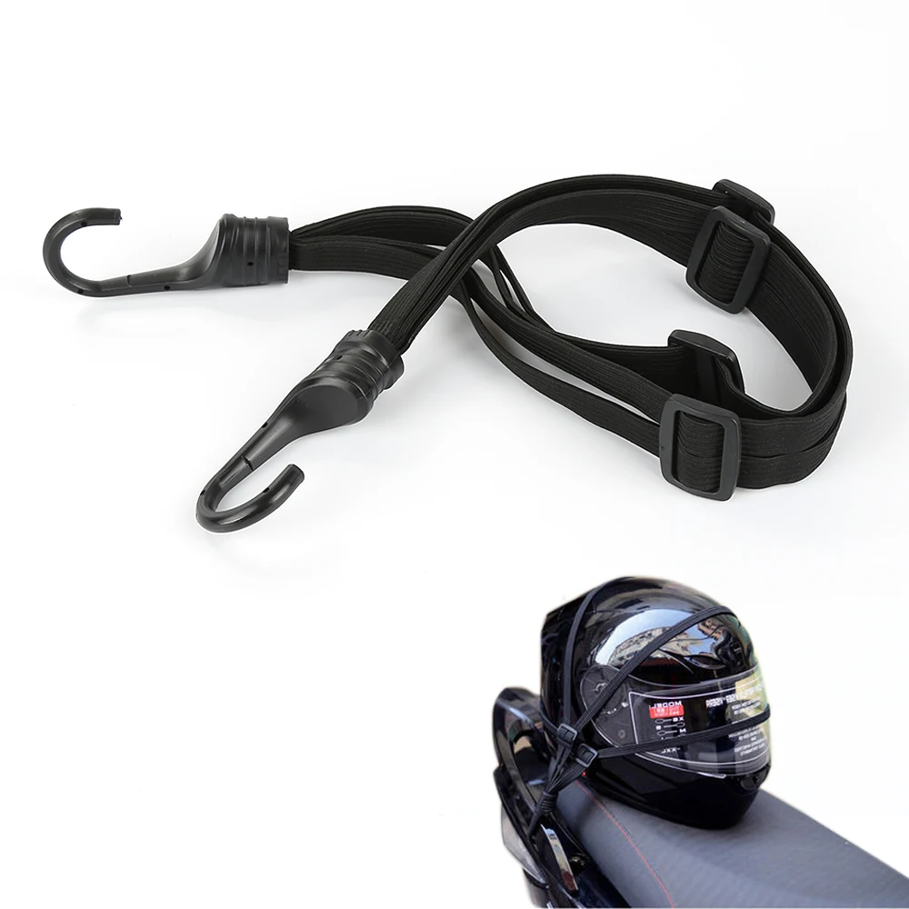 2 крючка мотоциклов Мото прочность раздвижной шлем багаж эластичный веревочный ремень Поддержка прямых поставок