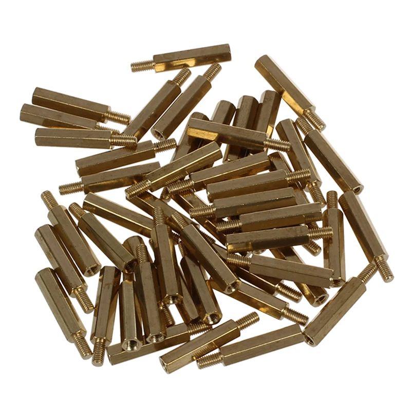 

Top-50 Pcs M3 Male x M3 Female Screw PCB Stand-off Spacer Hex 26mm Length