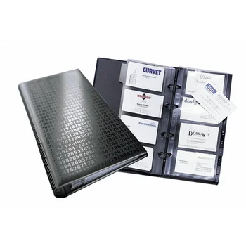 

Visifix Centium business card holder for 200 cards, 255x145mm Black