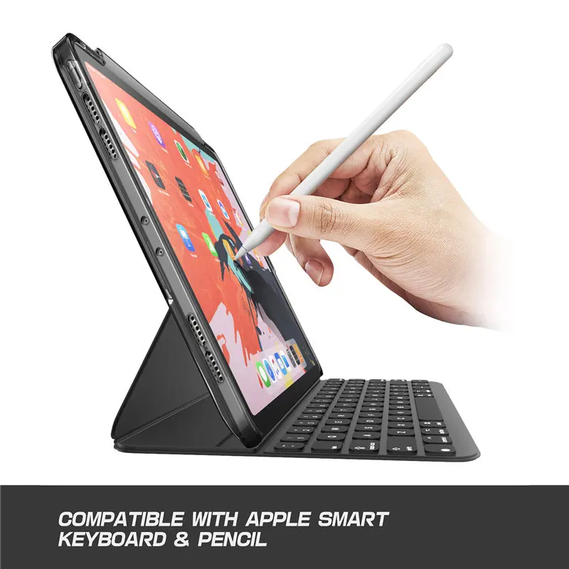  Smart Keyboard & Pencil are NOT INCLUDEDI-BLASON For iPad Pro 12.9 Case 2018 with Pencil HolderComp