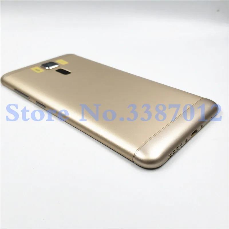 10 шт./лот задний корпус для ASUS Zenfone 3 Laser ZC551KL задняя крышка батарейного отсека с боковой кнопкой+ объектив камеры