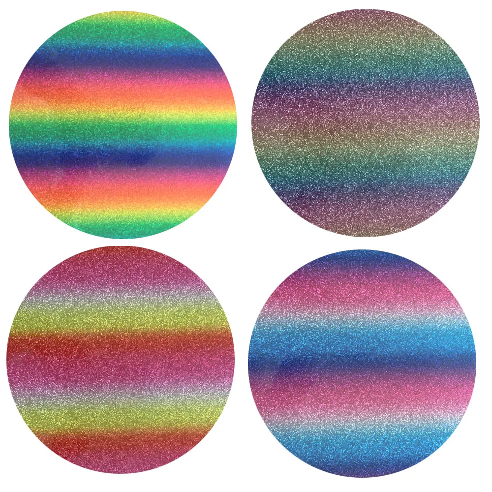 19x39 Inch Premium Glitter HTV Vinyl Roll 4 Color Option for DIY T-Shirts/Bags Durable Heat Transfer Material for Craft Business
