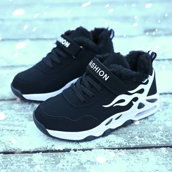 

Winter Boys Sneakers Children Casual Shoes For Kids Sneakers Girls Shoes Running Footwear Trainers Plush Warm Lining Fashion