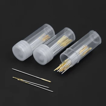 30-piece cross stitch needle gold tail needle blunt embroidery needle cross stitch needlework tool 1