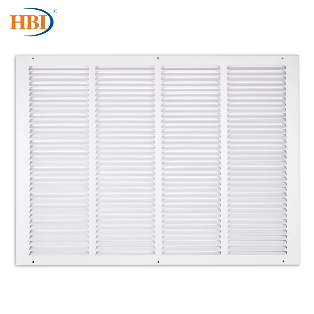 

HBI 10PCS W24"xH18" Steel White Finished Return Air Grilles Ceiling Air Vent Ceiling Duct Cover Air Register Ventilation Grilles
