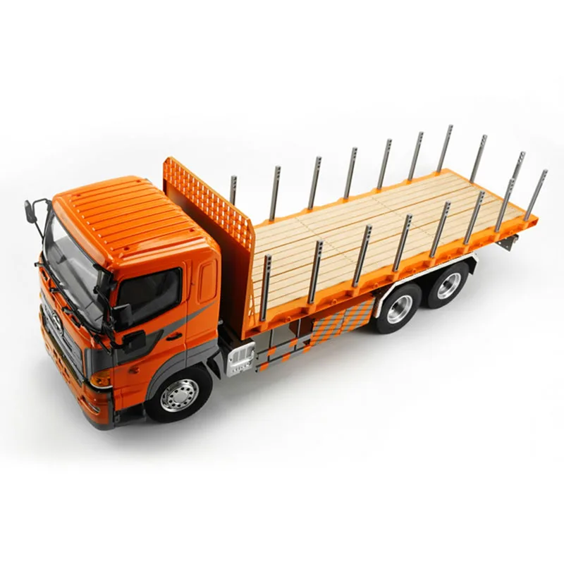 1/14 LESU RC HINO700 6x4 бортовой прицеп тягач с металлическим шасси