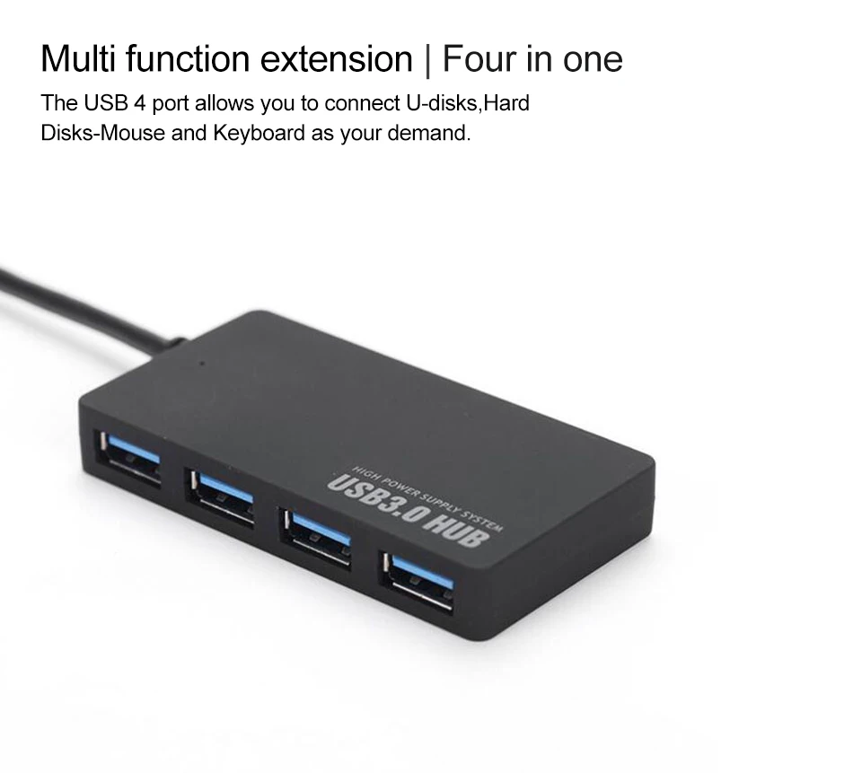 USB 3,1 type C к USB 3,0 концентратор несколько 4 порта адаптер для Mac OS Windows 7 супер скорость Тип C концентратор интерфейс type-c USB сплиттер