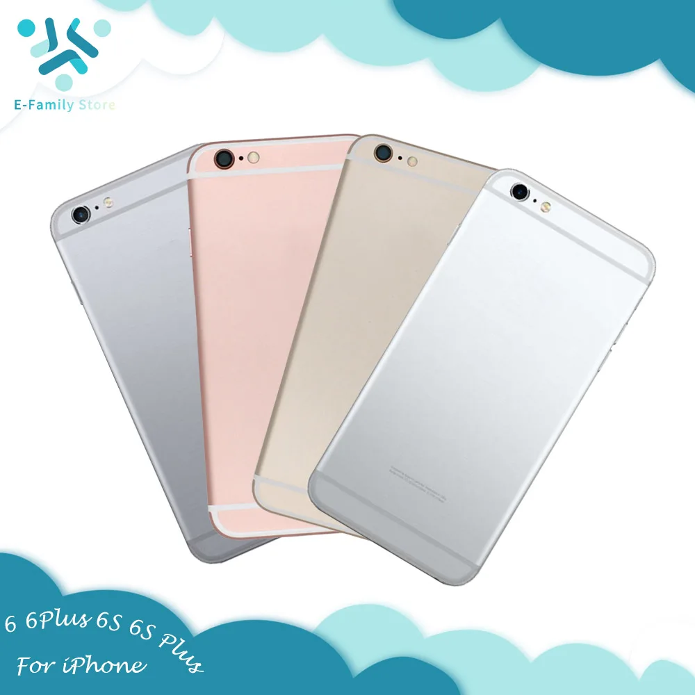 Новая задняя крышка для iPhone 6G / 6 Plus 6S корпус средняя рамка корпуса батарейного