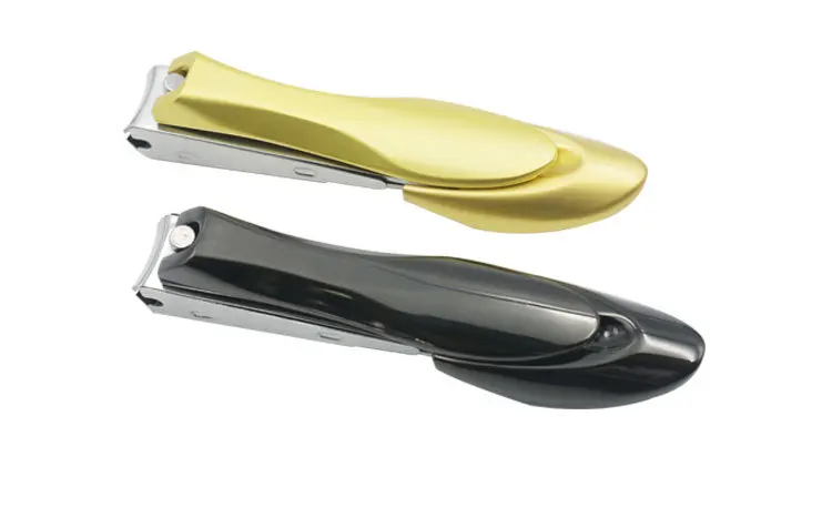 Стиль Нержавеющая сталь кусачки для ногтей анти-всплеск среднего Регулируемый маникюр набор инструментов jin se Тан Ланг ножницы для ногтей