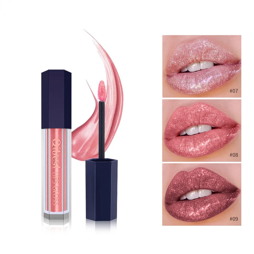 Metal Shine Shimmer Liquid Lipstick Diamond Lip Gloss Cosmetic Tint Glitter Waterproof Moisturizer Makeup | Красота и здоровье