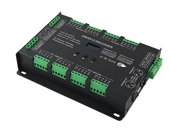 

Digital Display 32 Channels RGB RGBW DMX512 Decoder Constant Voltage PWM