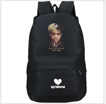 

Rapper Xxxtentacion Backpack Fashion School Bags For Teenagers Boys&Girls Students Large Capacity Book Bags Kids Daily Mochila