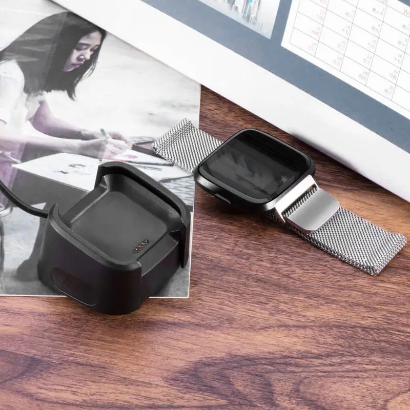 Usb-зарядка подставка с зарядным устройством зарядная станция для Fitb Versa/Versa Lite Edition Smart Watch