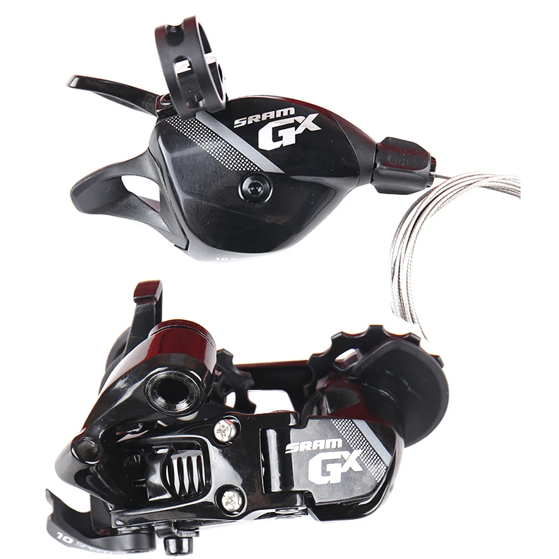 

SRAM GX 10 Speed Shifter Lever Trigger Switch & Rear Derailleur Short Cage for 1x10 Speed only 36T max Black