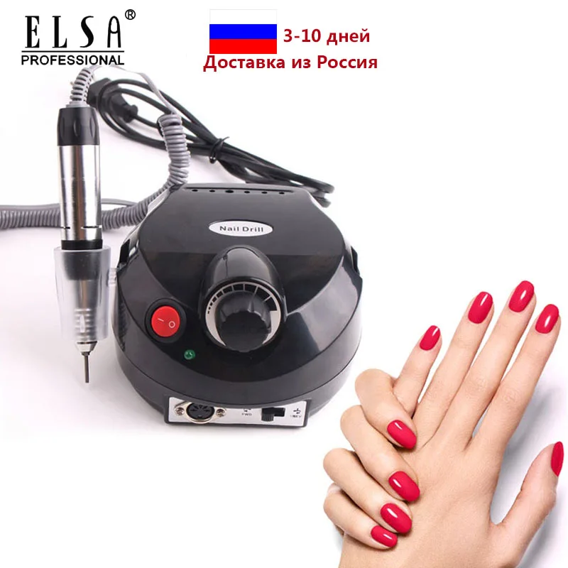 Kaufen 35000RPM Nagel Bohrer Maniküre Maschine mit Bohrer 6 Bits Pediküre Maniküre Nail art Ausrüstung Elektronische Nagel Datei Nagel Master