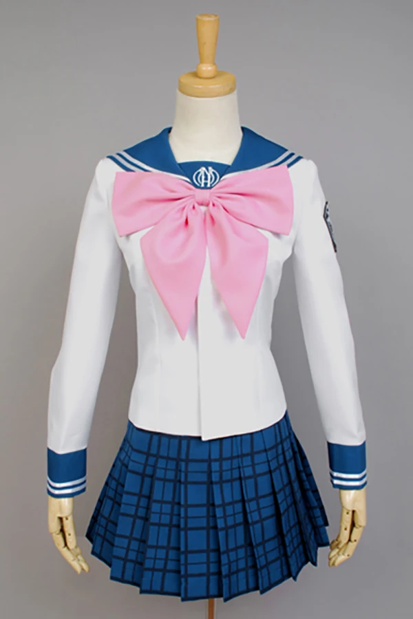 Супер Dangan Ronpa 2 Danganronpa Maizono Sayaka Косплей костюм для взрослых женщин летнее платье