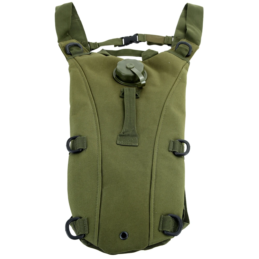3L Army Green 2.5L/3L Тактический Открытый гидратационный водный рюкзак, водонепроницаемая сумка с мочевым пузырем для пеших прогулок, скалолазания, верховой езды, 6 цветов - Цвет: 3L Army Green