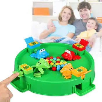 

Funny Toys For Children Crazy Frog Grab Eat Beans Parent-Child Interactive Puzzle Toys Desktop Bead Game Toy Child Kids Gift